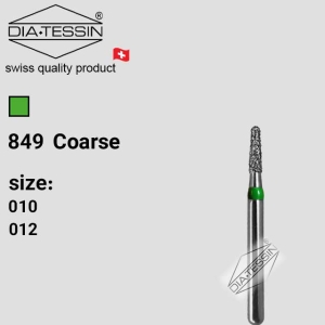 G 849  فرز الماسه تیپر روند اند کوتاه سبز تراش ( coarse) - بسته ۵ عددی