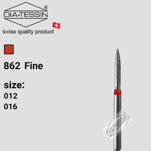 F 862  فرز الماسه بول بلند قرمز پرداخت (fine) - بسته ۵ عددی