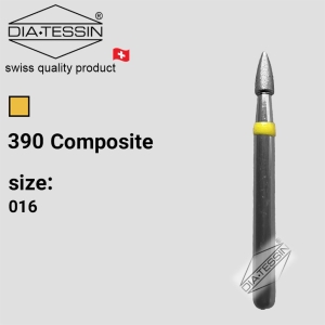 C 390  فرز الماسه مثلثی  زرد پرداخت (composite)