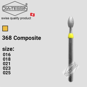 C 368  فرز الماسه شعله شمعی زرد پرداخت (composite) - بسته ۵ عددی