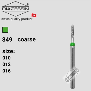 G 849  فرز الماسه تیپر روند اند کوتاه سبز تراش ( coarse) - بسته ۵ عددی