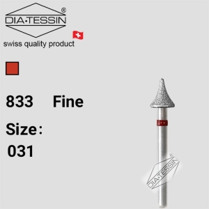 F 833  فرز الماسه قرمز پرداخت (fine) - بسته ۵ عددی