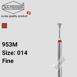 F  953m  فرز الماسه micro prep قرمز پرداخت (fine) - بسته ۵ عددی