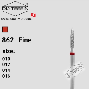F 862  فرز الماسه بول بلند قرمز پرداخت (fine) - بسته ۵ عددی