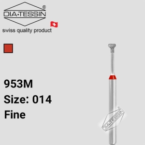 F  953m  فرز الماسه micro prep قرمز پرداخت (fine) - بسته ۵ عددی