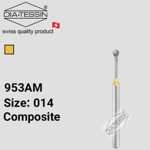 C 953Am  فرز الماسه micro prep  زرد پرداخت ( composite) - بسته ۵ عددی