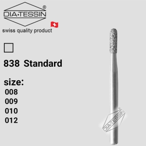 838  فرز الماسه فیشور کوتاه روند اند  استاندارد تراش (standard) - بسته ۵ عددی