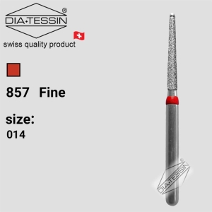 F  857  فرز الماسه تیپر غیر برنده  قرمز پرداخت (fine) - بسته ۵ عددی