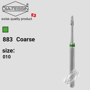 G 883  فرز الماسه سوزنی کوتاه سبز تراش ( coarse) - بسته ۵ عددی