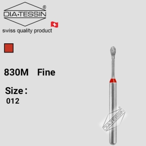 F 830m  فرز الماسه micro prep قرمز پرداخت (fine) - بسته ۵ عددی
