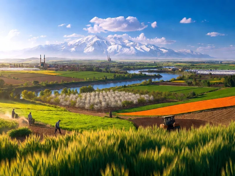 محصولات کشاورزی قابل کشت در استان اصفهان