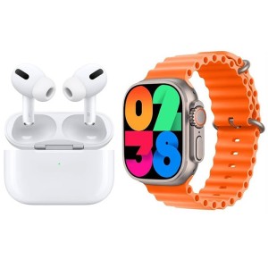 ساعت هوشمند Keqiwear مدل KW56 Ultra3 به همراه ایرپاد