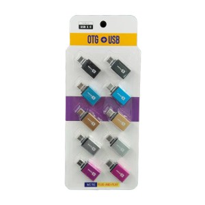 تبدیل OTG TypeC برند X Max پک 10 عددی