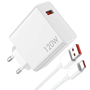 شارژر اصلی 120 وات شیائومی با کابل