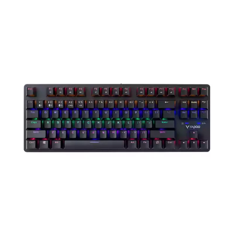 کیبورد مکانیکال گیمینگ 87 کلید باسیم رپو مدل V500 PRO