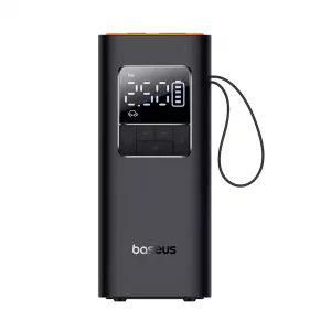 پمپ‌باد و چراغ قوه بی‌سیم شارژی 4000 میلی‌آمپرساعت بیسوس SuperMini Pro BS-CG016 C11159300111-00