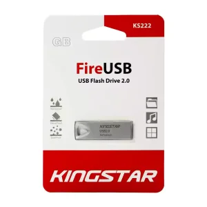 مشخصات فلش مموری کینگ استار Kingstar KS222 Fire USB 2.0 ظرفیت 32 گیگابایت