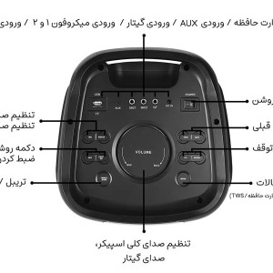 اسپیکر بلوتوثی قابل حمل سیلیکون پاور مدل BS93