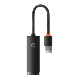 مبدل یواس‌بی به پورت شبکه بیسوس Baseus Ethernet Adapter USB to RJ45 LAN Port WKQX000001