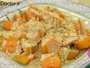 دسر کدو حلوایی و پرتقال (مطلب)