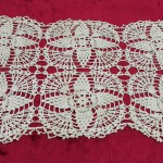 رومیزی قلاب بافی مستطیل کد07
