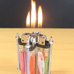 ویدئو :  چطور با فندک کاردستی بسازیم (مطلب)