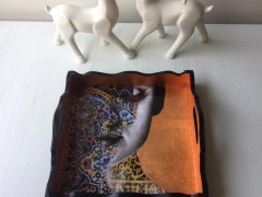 سینی دکوپاژ مربع 20*20 کد51