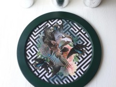 سینی دکوپاژ گرد قطر 30 کد 52
