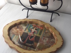 سینی دکوپاژ بیضی کد 43