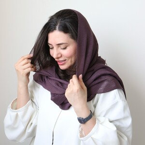 شال تیغ ماهی مدل مارانتا
