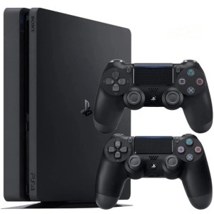 کنسول بازی PS4 سونی کارکرده  اسلیم 2019 دو دسته اورجینال
