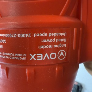 جت فن دمنده شارژی برند اوکس OVEXمدل 550 300w