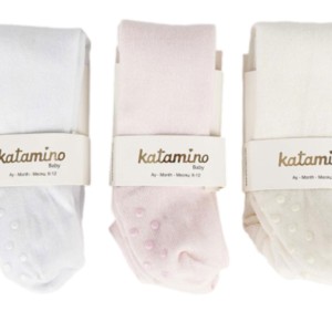جوراب شلواری استپ دار نوزادی دخترانه 6-12ماه کاتامینو KATAMINO