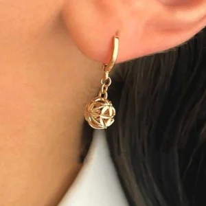 گوشواره زنانه ژوپینگ مدل گوی