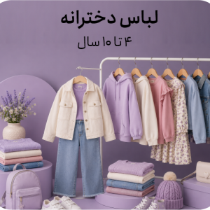 پوشاک دخترانه 4 تا 10 سال