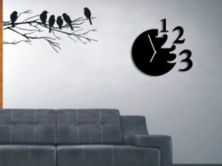 ساعت دیواری طرح روژین