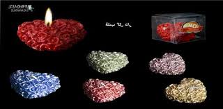 شمع فانتزی قلبی