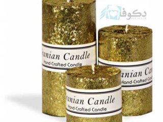شمع فانتزی استوانه اکلیلی الیزابت