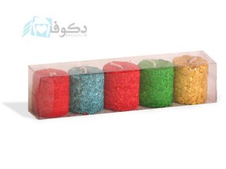 ست شمع گرانیت مدل استوانه