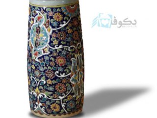 گلدان استوانه ای سفالی