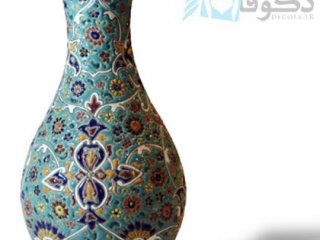 گلدان گلو باریک سفالی