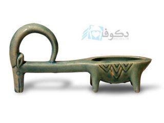 مجسمه سفالی لعابی