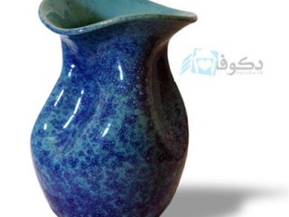 گلدان سفالی طرح چروک