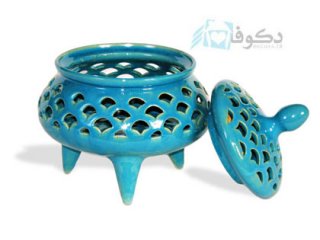 جا شکلاتی سفالی طرح توری