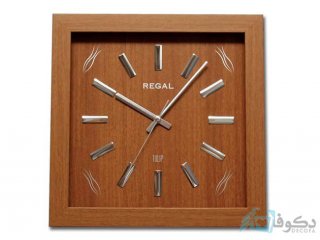 ساعت دیواری REGAL 2504 قهوه ای روشن