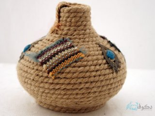 گلدان سفالی کنفی
