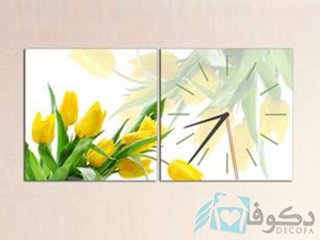 ساعت دیواری تابلوای 2تیکه مدل TDS05