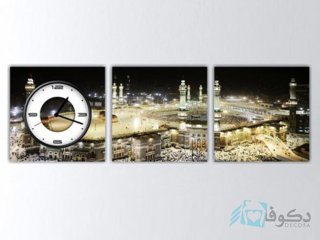 ساعت دیواری تابلوای 3تکه مدل Canvastime PS91