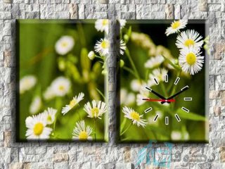 ساعت دیواری تابلوای 2تیکه مدل 355 Magie