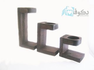جا شمعی چوبی 2